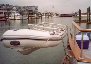 Island davits