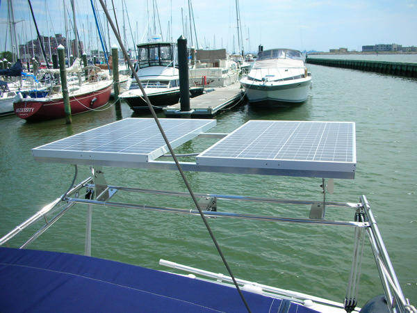 Solar Panel Sailboat Mount